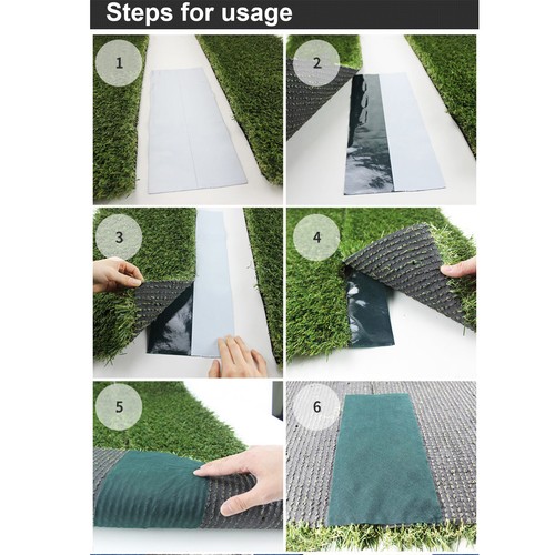 150mm 10m artificial - x, grass